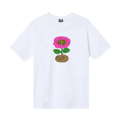 Pre-owned Stussy Sunflower Tee 'white'