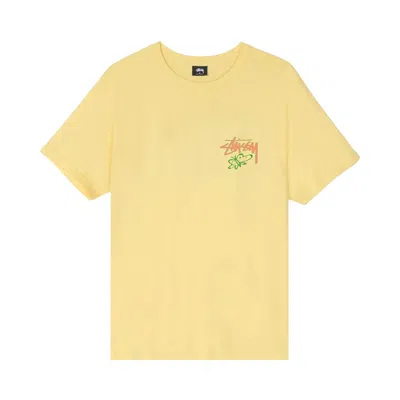 Pre-owned Stussy Super Bloom Tee 'yellow' | Men's Size L