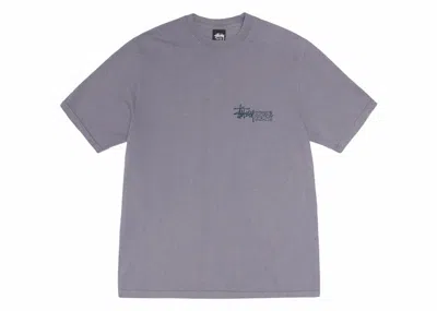 Pre-owned Stussy Superior Quality Pigment Dyed Tee Shirt In Shark In Gray