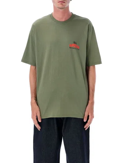 Stussy Superior Quality Tee In Green