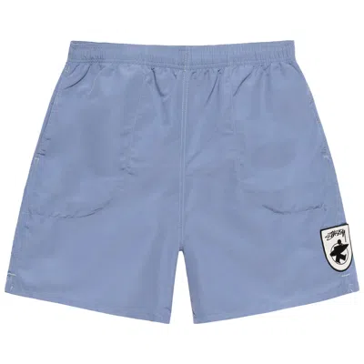 Pre-owned Stussy Surfman Patch Water Short 'blue'