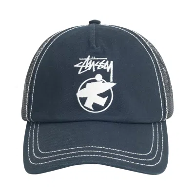 Pre-owned Stussy Surfman Trucker 'black' | Men's Size Onesize