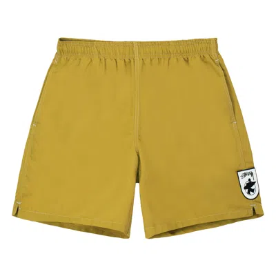 Pre-owned Stussy Surfman Water Short 'gold'