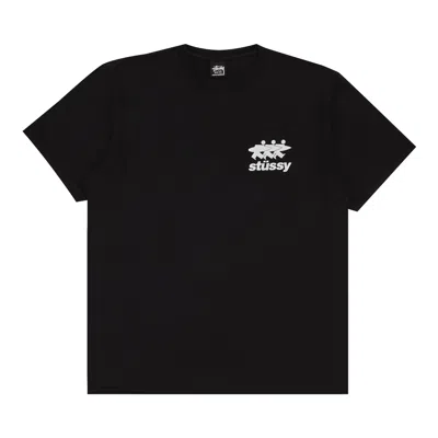 Pre-owned Stussy Surfwalk Tee 'black'