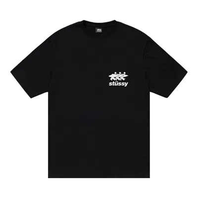 Pre-owned Stussy Surfwalk Tee 'black'