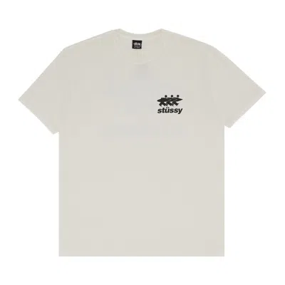 Pre-owned Stussy Surfwalk Tee 'natural' In Cream