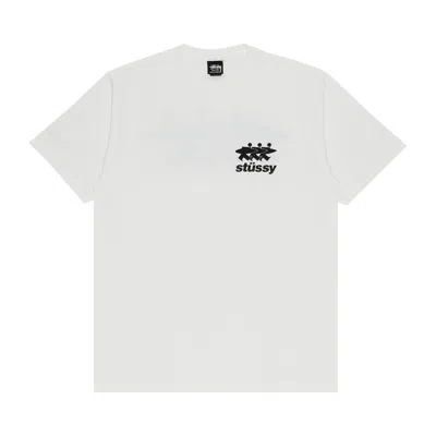 Pre-owned Stussy Surfwalk Tee 'white'