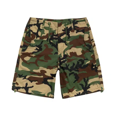 Pre-owned Stussy Surplus Short 'woodland Camo' | Green | Men's Size S