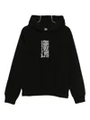 Stussy Cotton Blend Hoodie In Black