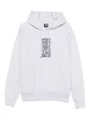 Stussy Grey Knit Cotton Sweater In Gray