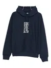 Stussy Blue Knit Cotton Sweater In Blue