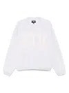 Stussy Cozy Cotton Blend Sweater In Grey