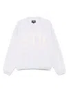 Stussy Cozy Cotton Blend Sweater In Grey