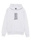 Stussy Grey Knit Cotton Sweater In Gray