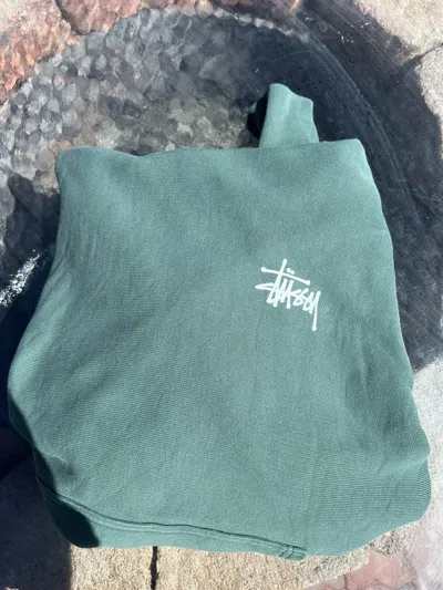 Pre-owned Stussy Sweatshirt In Green