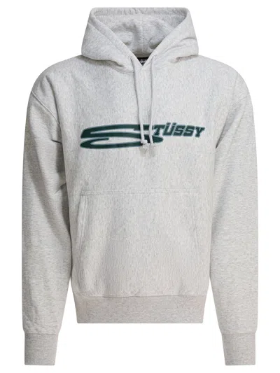 Stussy White Cotton Blend Sweatshirt In Multi