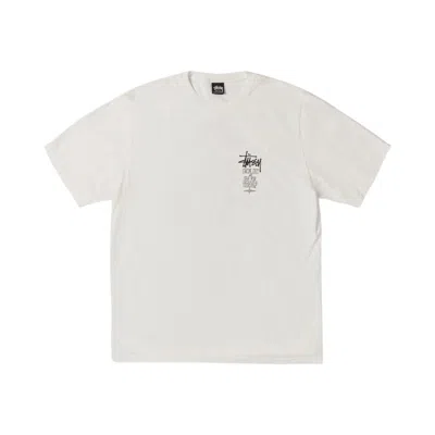 Pre-owned Stussy Swim Out Tee Pigment Dyed 'natural' | Cream | Men's Size L In White