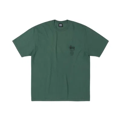 Pre-owned Stussy Swim Out Tee Pigment Dyed 'pine' | Green | Men's Size Xl
