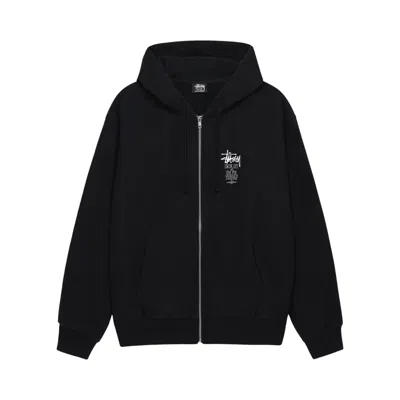 Pre-owned Stussy Swim Out Zip Hoodie 'black' | Men's Size Xl