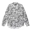 Stussy Swirly S Silk Shirt 'white'