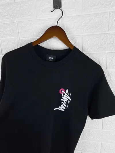 Pre-owned Stussy T Shirt In Black