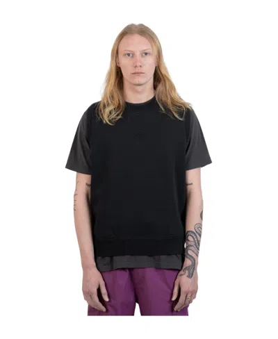 Stussy T-shirt With Round Neck And Short Sleeves In Black