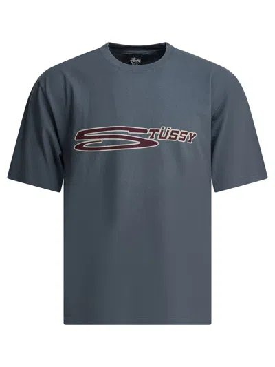 Stussy T-shirts Blue In Gray