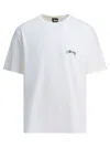 Stussy Serpent Pig Dyed T-shirt In White