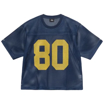 Pre-owned Stussy Team 80 Jersey 'navy' In Blue