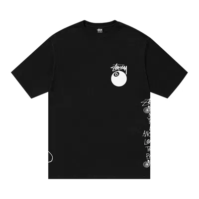 Pre-owned Stussy Test Strike Pigment Dyed Tee 'black'