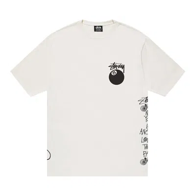 Pre-owned Stussy Test Strike Pigment Dyed Tee 'natural' In Cream