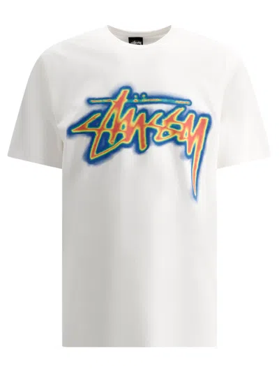 Stussy Thermal Stock T-shirts In White