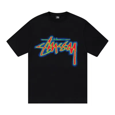 Pre-owned Stussy Thermal Stock Tee 'black'