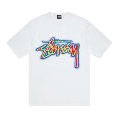Pre-owned Stussy Thermal Stock Tee 'white'
