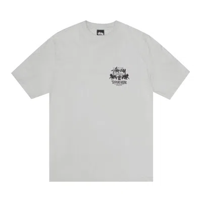 Pre-owned Stussy Tough Gear International Tee 'fog' | Grey | Men's Size Xl In Gray