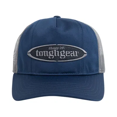 Pre-owned Stussy Tough Gear Trucker 'navy' | Blue | Men's Size Onesize