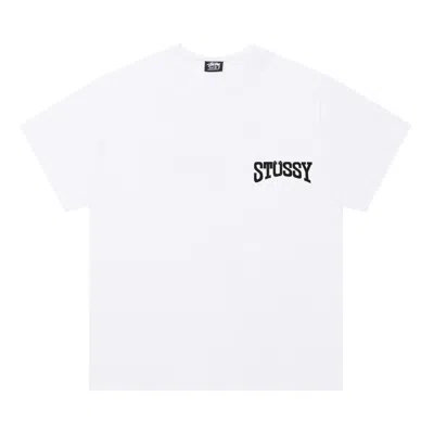 Pre-owned Stussy Tough Tread T-shirt 'white' | Men's Size M