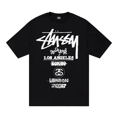 Pre-owned Stussy Tour Tee 'black'