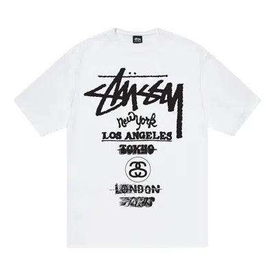 Pre-owned Stussy Tour Tee 'white'