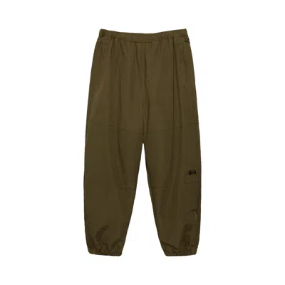 Pre-owned Stussy Training Pant 'olive' | Green | Men's Size L
