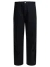 Stussy Workgear Straight-leg Pants In Black