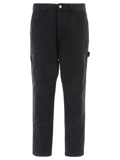 Stussy Black Cotton Trousers