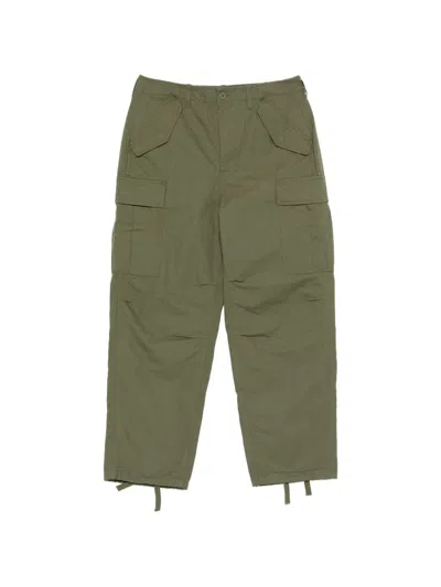 Stussy Trousers Blue And Green