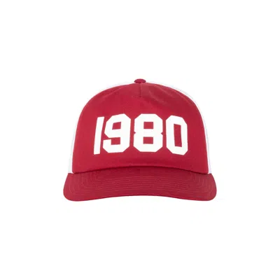 Pre-owned Stussy Trucker 1980 Snapback 'garnet' | Red | Men's Size Onesize