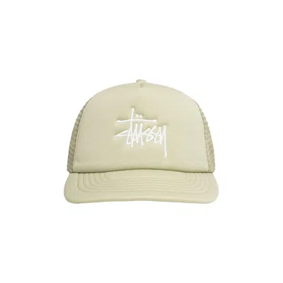 Pre-owned Stussy Trucker Big Basic Snapback 'sand' | Tan | Men's Size Onesize In Brown