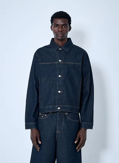 Stussy Trucker Denim Jacket In Blue