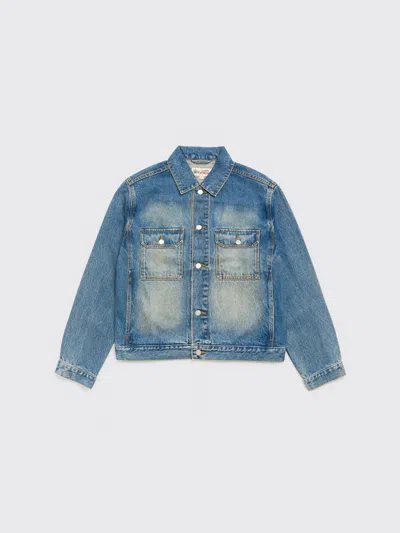 Stussy Chest-pocket Denim Jacket In Blue