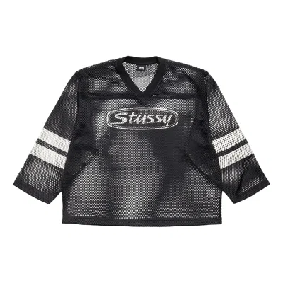 Pre-owned Stussy Trucker Team Jersey 'black' | Men's Size L