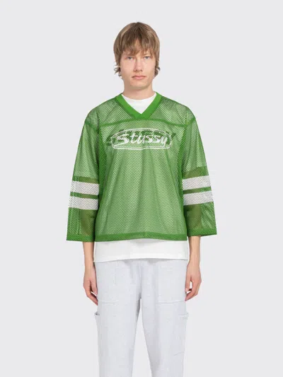 Stussy Trucker Team Jersey In Green
