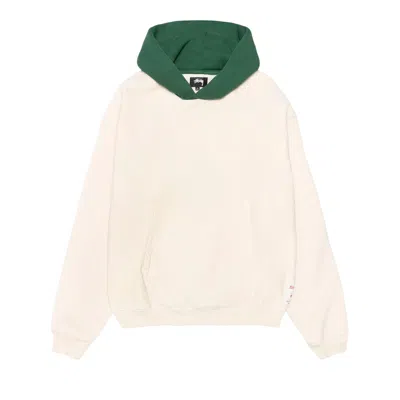 Pre-owned Stussy Two Tone Hoodie 'birch' | Cream | Men's Size Xxl In White